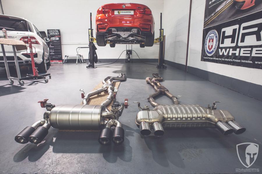  BMW M4 Coupe Akrapovic Evolution Line Install 2014 года  (фото 10 из 18)